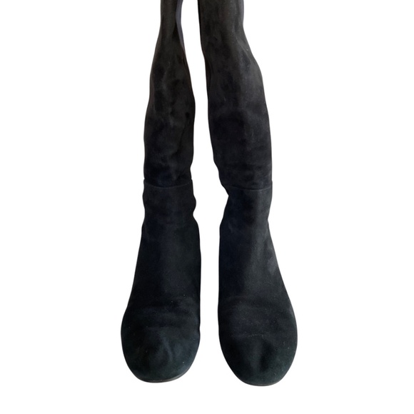 Stuart Weitzman Lander 5050 Suede Over Knee Boots - Picture 6 of 12